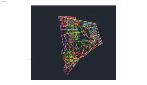 نقشه اتوکد منطقه 18 تهران